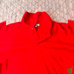 Re-Estrenar Camiseta Roja Tipo Polo TM 🙋🏻‍♂️