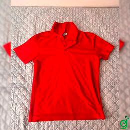 Re-Estrenar Camiseta Roja Tipo Polo TM 🙋🏻‍♂️